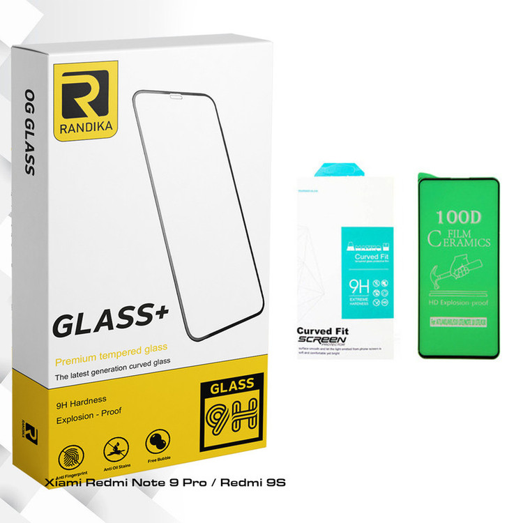 محافظ صفحه نمایش سرامیکی راندیکا مدل GLD مناسب برای گوشی موبایل Redmi Note 9 Pro / Redmi 9S