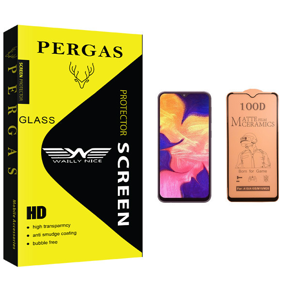 محافظ صفحه نمایش سرامیکی وایلی نایس مدل Pergas Glass مناسب برای گوشی موبایل سامسونگ Galaxy A10