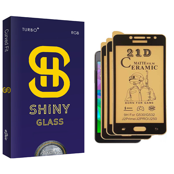 محافظ صفحه نمایش سرامیکی آتوچبو مدل Shiny Glass مناسب برای گوشی موبایل سامسونگ Galaxy G530 بسته سه عددی