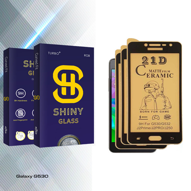محافظ صفحه نمایش سرامیکی آتوچبو مدل Shiny Glass مناسب برای گوشی موبایل سامسونگ Galaxy G530 بسته سه عددی