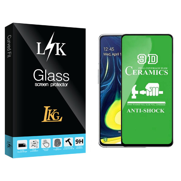 محافظ صفحه نمایش 9D ال کا جی مدل LK Glass مناسب برای گوشی موبایل سامسونگ Galaxy A20s