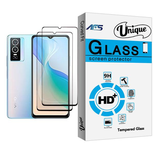 محافظ صفحه نمایش سرامیکی ای اف اس مدل Unique Glass2 مناسب برای گوشی موبایل ویوو Y76 5G بسته دو عددی