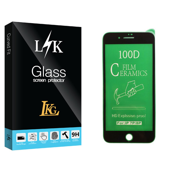 محافظ صفحه نمایش سرامیکی ال کا جی مدل LK Glass مناسب برای گوشی موبایل اپل iPhone 7 Plus