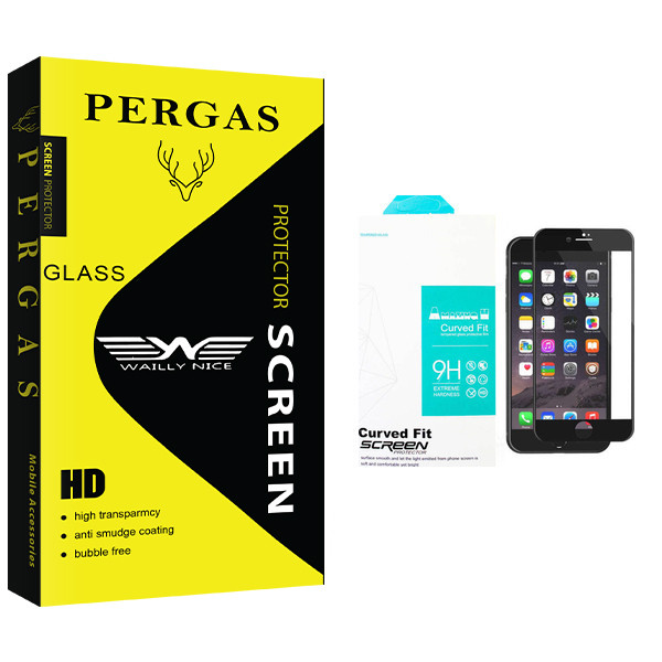 محافظ صفحه نمایش مات وایلی نایس مدل Pergas Glass مناسب برای گوشی موبایل اپل Iphone 6/ 7 / 8