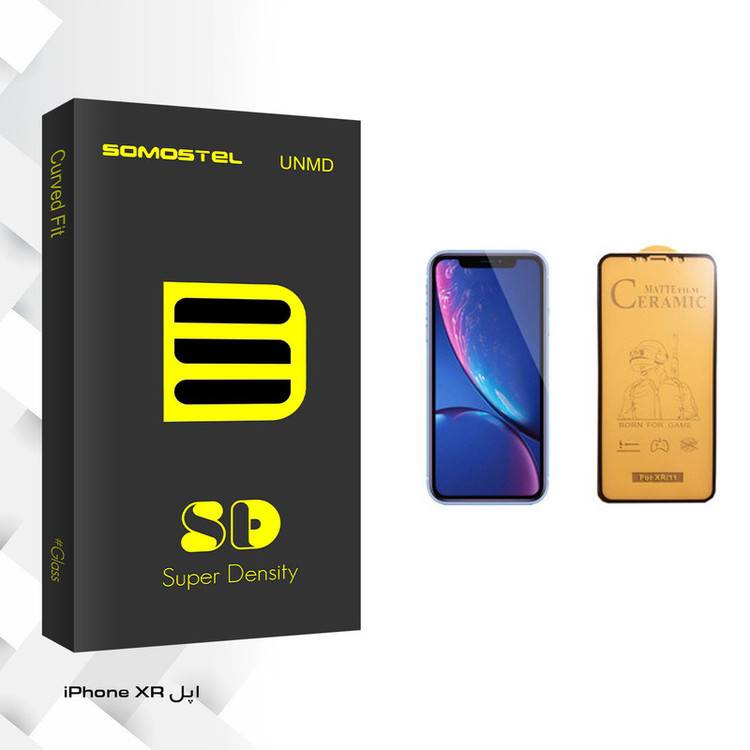 محافظ صفحه نمایش سرامیکی سوماستل مدل Sd Glass مناسب برای گوشی موبایل اپل iPhone XR