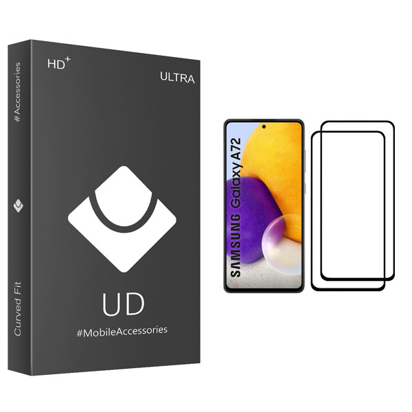 محافظ صفحه نمایش یو دی مدل ULTRA مناسب برای گوشی موبایل سامسونگ Galaxy A72 بسته دو عددی