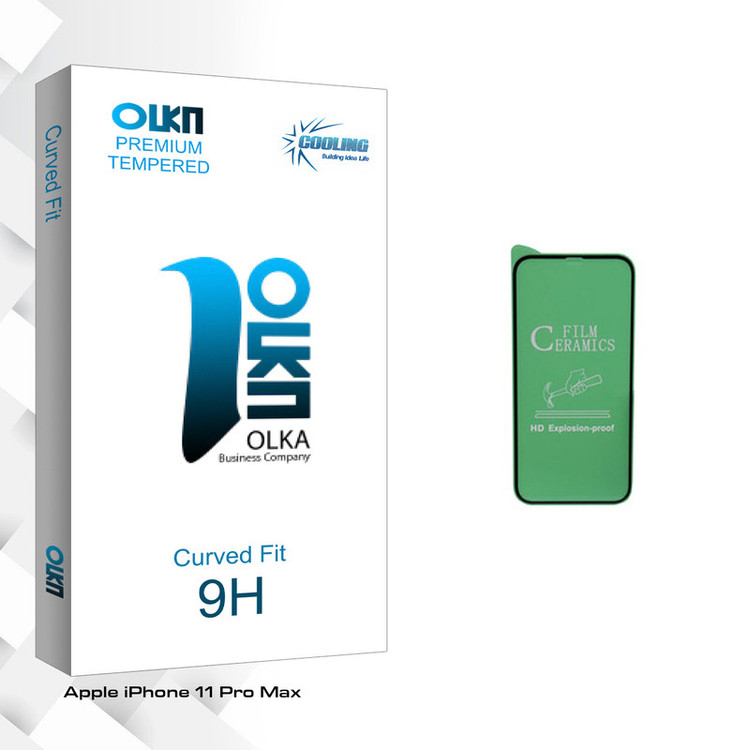 محافظ صفحه نمایش سرامیکی کولینگ مدل Olka glass مناسب برای گوشی موبایل اپل iPhone 11 Pro Max