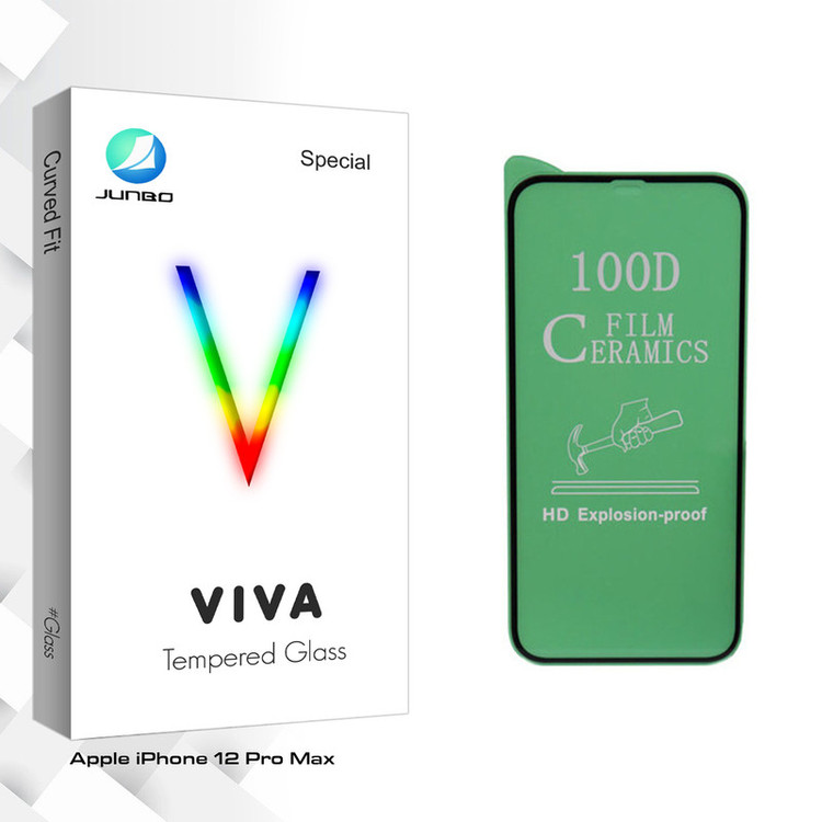 محافظ صفحه نمایش سرامیکی جانبو مدل Viva Glass مناسب برای گوشی موبایل اپل iPhone 12 Pro Max