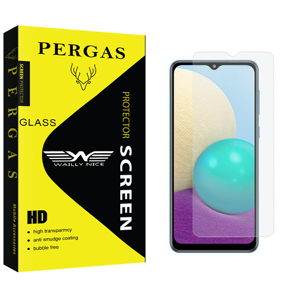 محافظ صفحه نمایش وایلی نایس مدل Pergas مناسب برای گوشی موبایل سامسونگ Galaxy A02