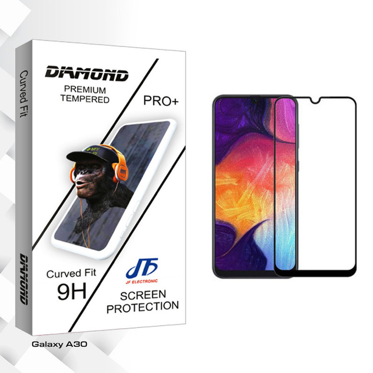محافظ صفحه نمایش جی اف مدل Diamond glass مناسب برای گوشی موبایل سامسونگ Galaxy A30