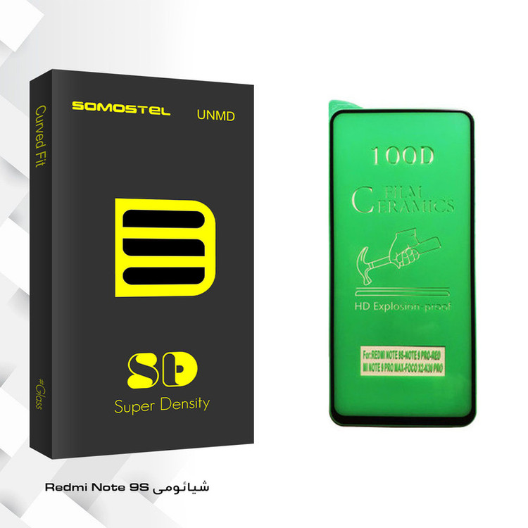 محافظ صفحه نمایش سرامیکی سوماستل مدل Sd Glass مناسب برای گوشی موبایل شیائومی Redmi Note 9