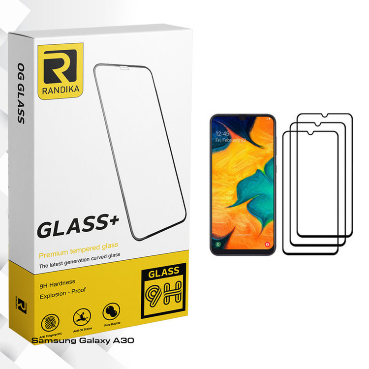 محافظ صفحه نمایش راندیکا مدل GLD مناسب برای گوشی موبایل سامسونگ Galaxy A30 بسته سه عددی