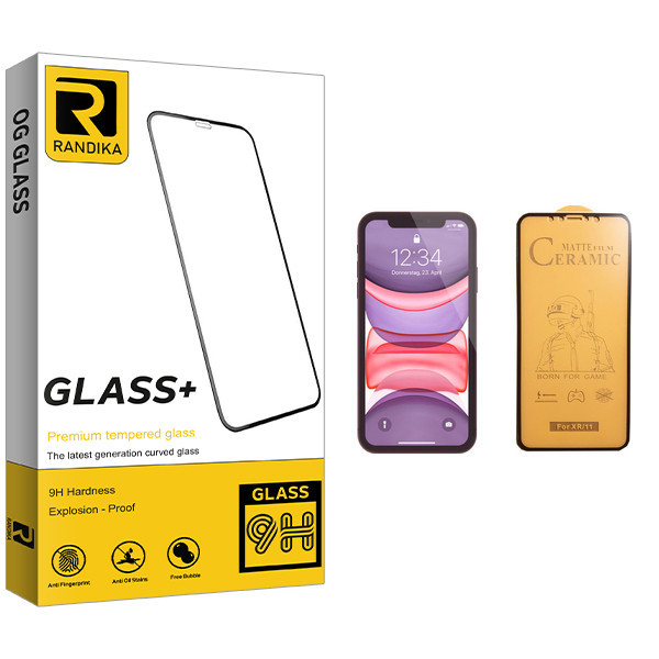 محافظ صفحه نمایش سرامیکی راندیکا مدل GLD مناسب برای گوشی موبایل اپل iPhone 11