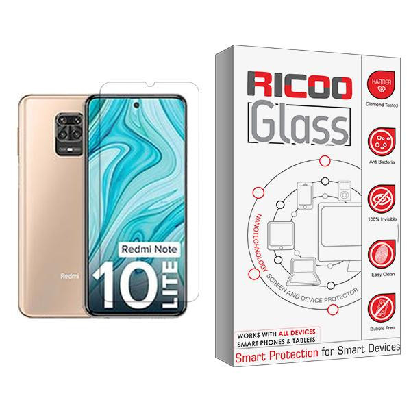 محافظ صفحه نمایش ریکو مدل Ricoo Glass MIX001 مناسب برای گوشی موبایل شیائومی Redmi Note 10 Lite