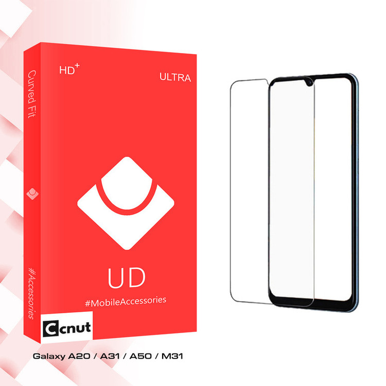 محافظ صفحه نمایش شیشه ای کوکونات مدل UD Ultra مناسب برای گوشی موبایل سامسونگ Galaxy A20 / A31 / A50 / M31