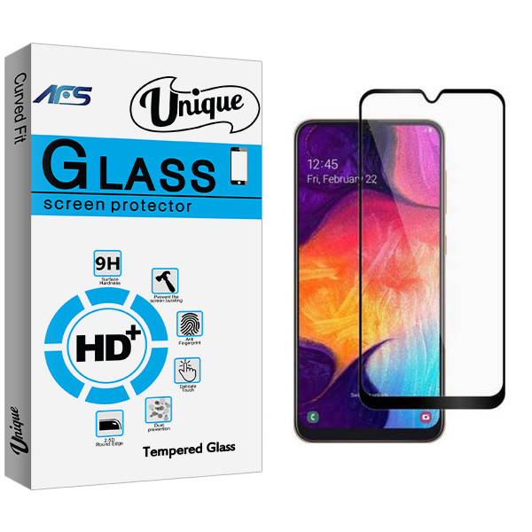 محافظ صفحه نمایش ای اف اس مدل Unique Glass مناسب برای گوشی موبایل سامسونگ Galaxy A20/A30/A30s/A50/A50s