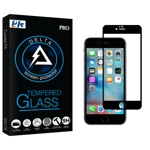 محافظ صفحه نمایش پی کی مدل Delta Glass مناسب برای گوشی موبایل اپل iPhone 6 Plus