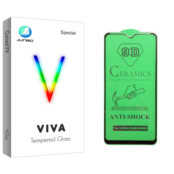 محافظ صفحه نمایش سرامیکی جانبو مدل Viva Glass مناسب برای گوشی موبایل سامسونگ Galaxy A10