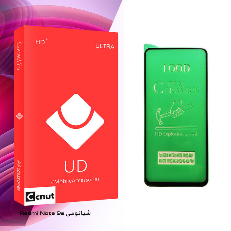 محافظ صفحه نمایش سرامیکی کوکونات مدل UD Glass مناسب برای گوشی موبایل شیائومی Redmi Note 9s