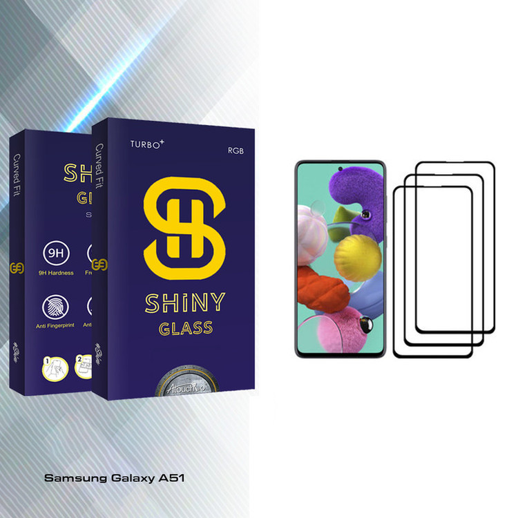 محافظ صفحه نمایش آتوچبو مدل Shiny Glass مناسب برای گوشی موبایل سامسونگ Galaxy A51 بسته سه عددی