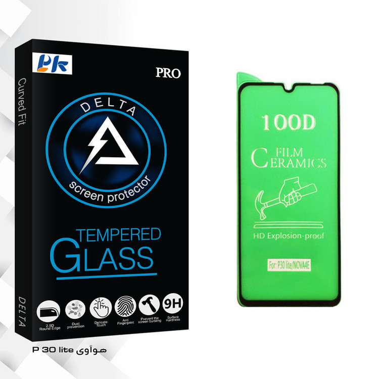 محافظ صفحه نمایش سرامیکی پی کی مدل Delta Glass مناسب برای گوشی موبایل هوآوی P 30 lite