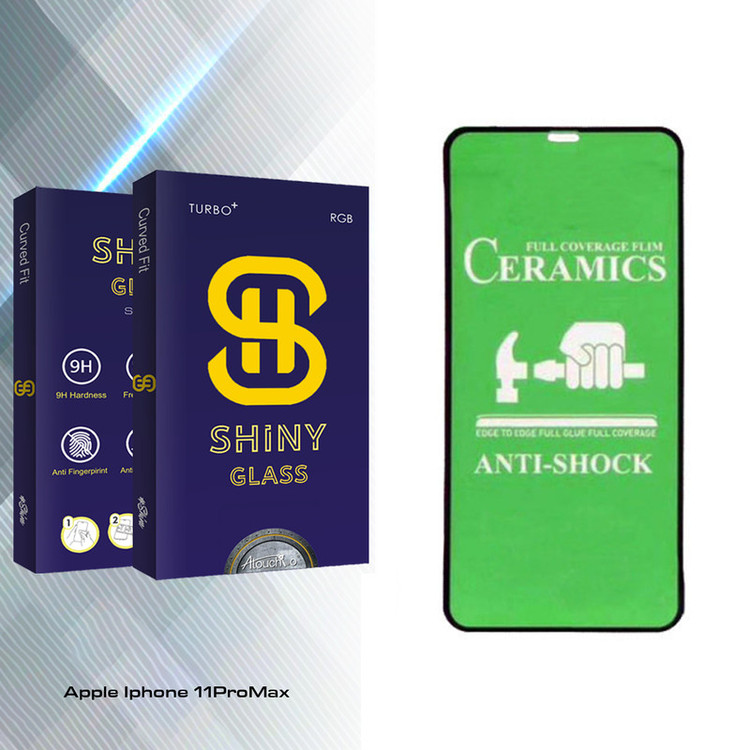 محافظ صفحه نمایش سرامیکی آتوچبو مدل Shiny Glass مناسب برای گوشی موبایل اپل Iphone 11 Pro Max