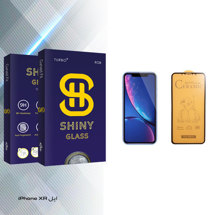 محافظ صفحه نمایش سرامیکی آتوچبو مدل Shiny Glass مناسب برای گوشی موبایل اپل iPhone XR