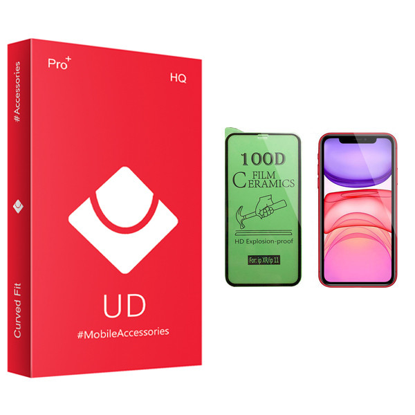 محافظ صفحه نمایش سرامیکی یو دی مدل +PRO مناسب برای گوشی موبایل اپل iPhone 11