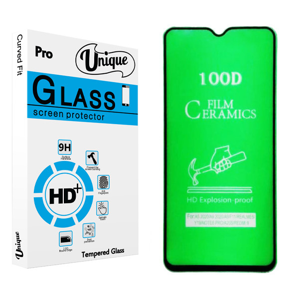 محافظ صفحه نمایش سرامیکی يونيک مدل +Clear مناسب برای گوشی موبایل سامسونگ Galaxy A10s