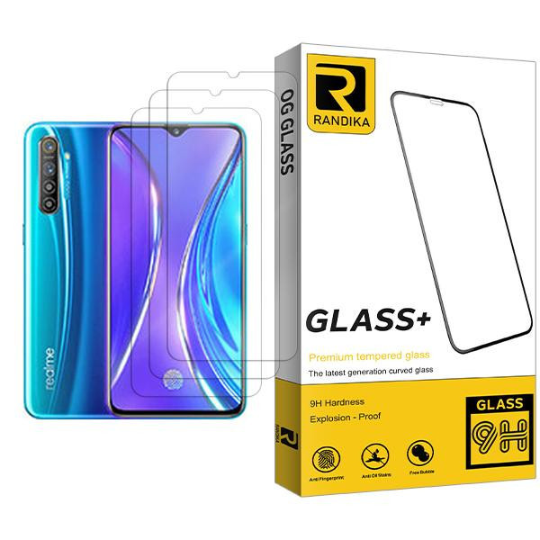 محافظ صفحه نمایش راندیکا مدل Glass MIX003 مناسب برای گوشی موبایل ریلمی X2 بسته سه عددی