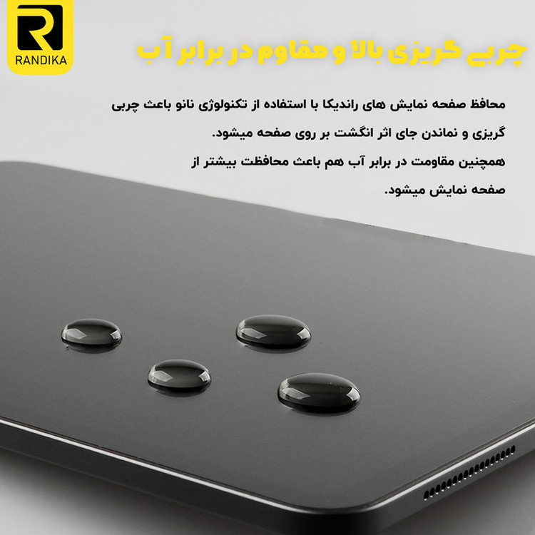 محافظ صفحه نمایش راندیکا مدل Premium مناسب برای گوشی موبایل شیائومی Poco C51