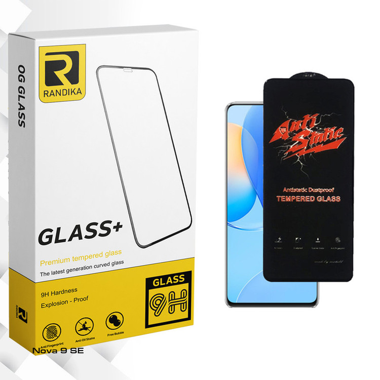 محافظ صفحه نمایش شیشه ای راندیکا مدل Randika Glass AntiSTATIC مناسب برای گوشی موبایل هوآوی Nova 9 SE