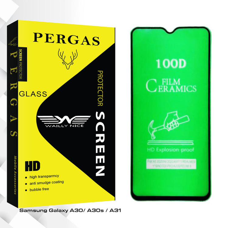 محافظ صفحه نمایش سرامیکی وایلی نایس مدل Pergas Glass مناسب برای گوشی موبایل سامسونگ Galaxy A30/ A30s / A31