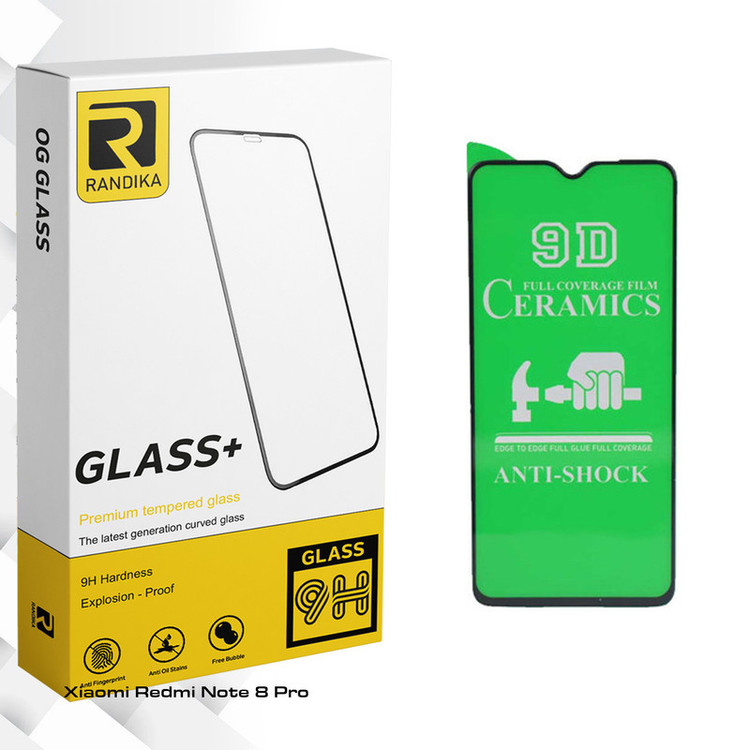 محافظ صفحه نمایش سرامیکی راندیکا مدل GLD مناسب برای گوشی موبایل شیائومی Redmi Note 8 Pro