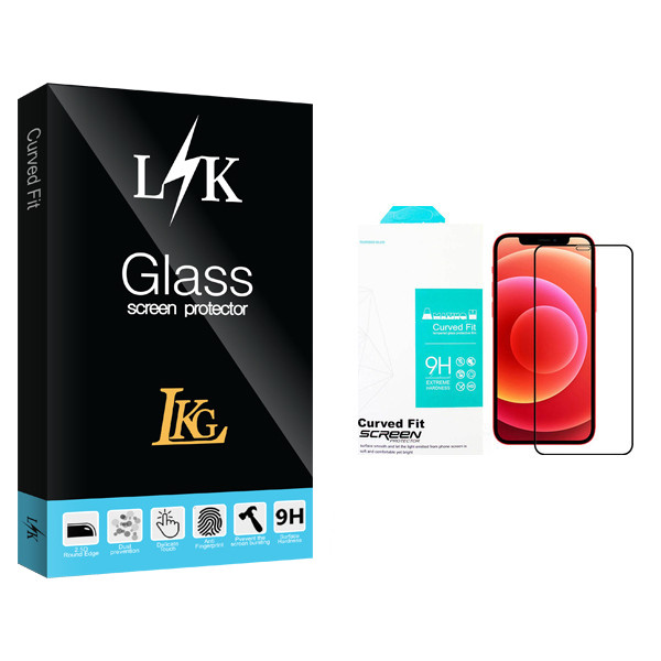 محافظ صفحه نمایش سرامیکی مات ال کا جی مدل LK Glass مناسب برای گوشی موبایل اپل Iphone 12 Pro max