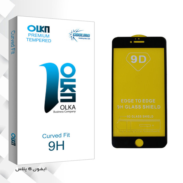 محافظ صفحه نمایش کولینگ مدل Olka glass مناسب برای گوشی موبایل اپل iphone 6 plus