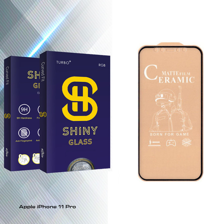 محافظ صفحه نمایش سرامیکی آتوچبو مدل Shiny Glass مناسب برای گوشی موبایل اپل iPhone 11 Pro