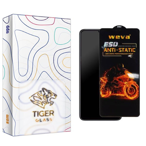 محافظ صفحه نمایش تایگر گلس مدل APL2 WevaESD مناسب برای گوشی موبایل اوپو A57E