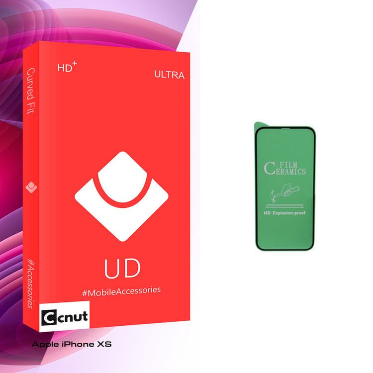 محافظ صفحه نمایش سرامیکی کوکونات مدل UD Glass مناسب برای گوشی موبایل اپل iPhone XS