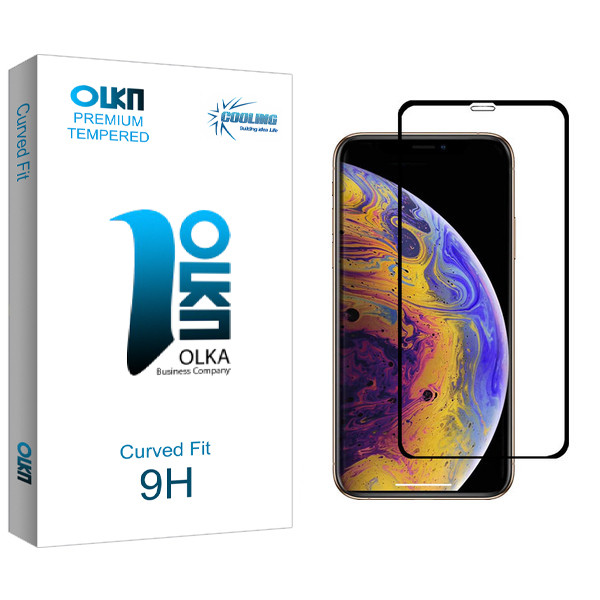محافظ صفحه نمایش کولینگ مدل Olka glass مناسب برای گوشی موبایل اپل iPhone X