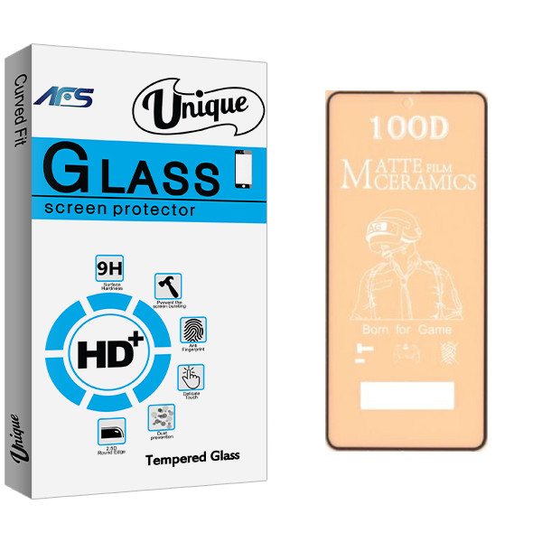 محافظ صفحه نمایش مات ای اف اس مدل Unique Glass مناسب برای گوشی موبایل سامسونگ galaxy J6 PLUSE
