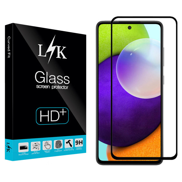 محافظ صفحه نمایش سرامیکی مات ال کی مدل Hard glass مناسب برای گوشی موبایل سامسونگ Galaxy A52