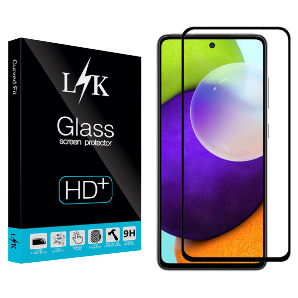 محافظ صفحه نمایش سرامیکی مات ال کی مدل Hard glass مناسب برای گوشی موبایل سامسونگ Galaxy A52