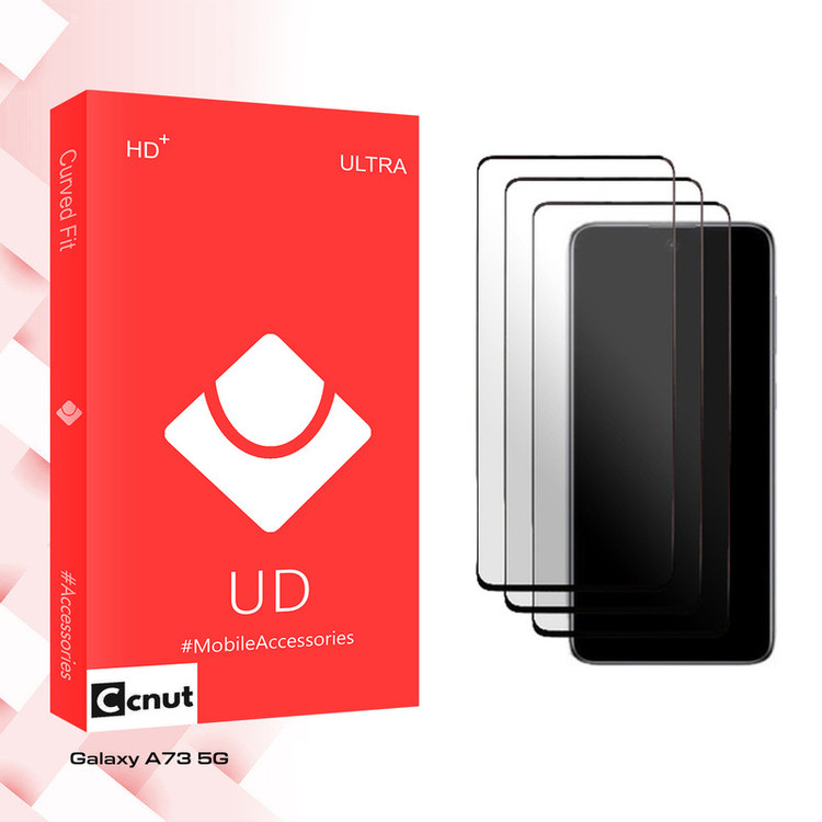 محافظ صفحه نمایش سرامیکی کوکونات مدل UD Ultra NEW مناسب برای گوشی موبایل سامسونگ Galaxy A73 5G بسته سه عددی