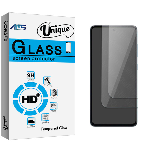 محافظ صفحه نمایش شیشه ای ای اف اس مدل Unique Glass مناسب برای گوشی موبایل سامسونگ Galaxy A11 بسته دو عددی