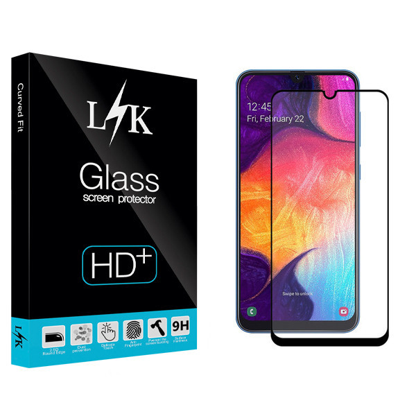محافظ صفحه نمایش فول چسب ال کی مدل +LITE مناسب برای گوشی موبایل سامسونگ Galaxy A10