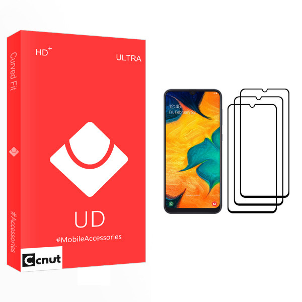 محافظ صفحه نمایش کوکونات مدل UD Glass مناسب برای گوشی موبایل سامسونگ Galaxy A30 بسته سه عددی