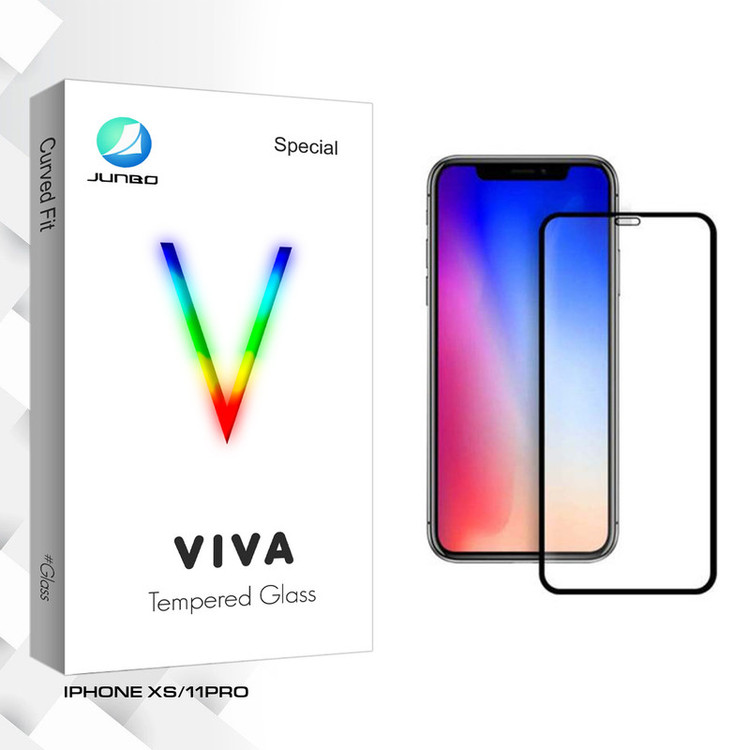 محافظ صفحه نمایش سرامیکی جانبو مدل Viva Glass مناسب برای گوشی موبایل اپل IPHONE XS/11PRO
