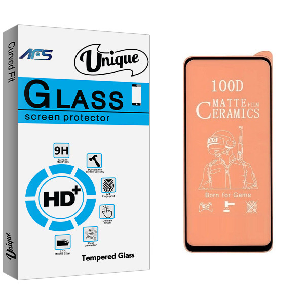 محافظ صفحه نمایش سرامیکی ای اف اس مدل Unique Glass مناسب برای گوشی موبایل سامسونگ Galaxy A71