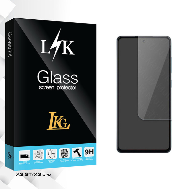 محافظ صفحه نمایش ال کا جی مدل LK Glass مناسب برای گوشی موبایل شیائومی X3 GT/X3 pro